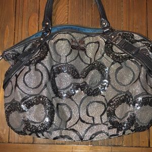 Black coach purse
